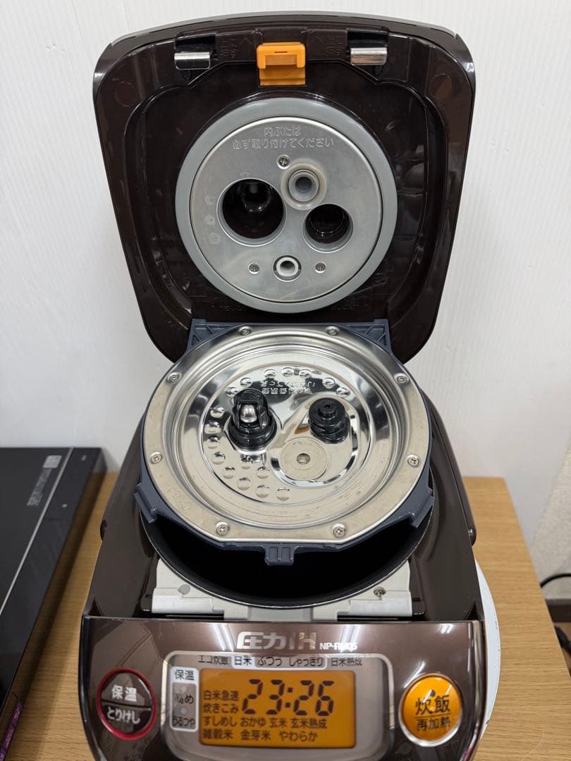 象印 圧力IH炊飯器 NP-RM05 ブラウン 3合炊き 動作品 2021年製