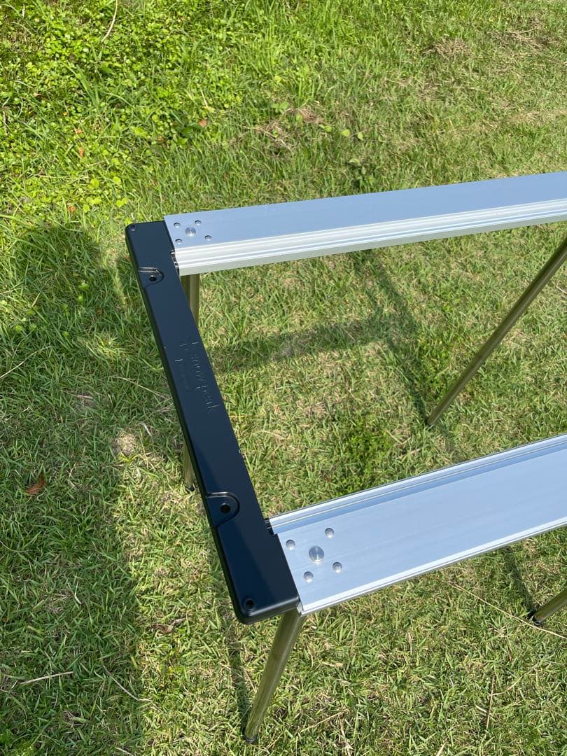 【Fa】【ケース付き】アイアングリルテーブル3ユニット+400脚セット