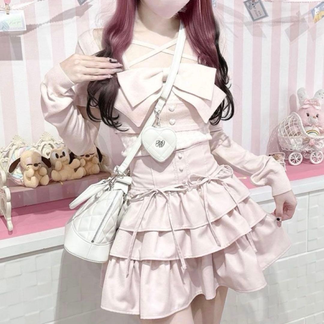 ハニーミュウ イモちゃん ティアードフリルスカート