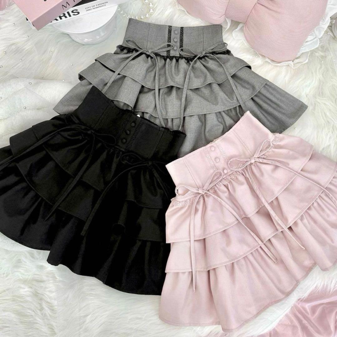 ハニーミュウ イモちゃん ティアードフリルスカート