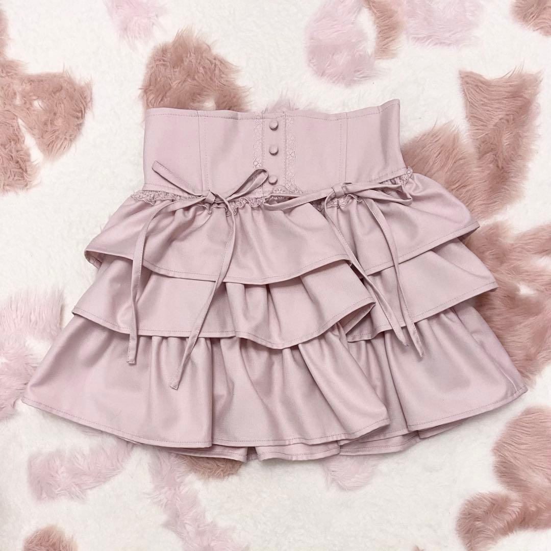 ハニーミュウ イモちゃん ティアードフリルスカート