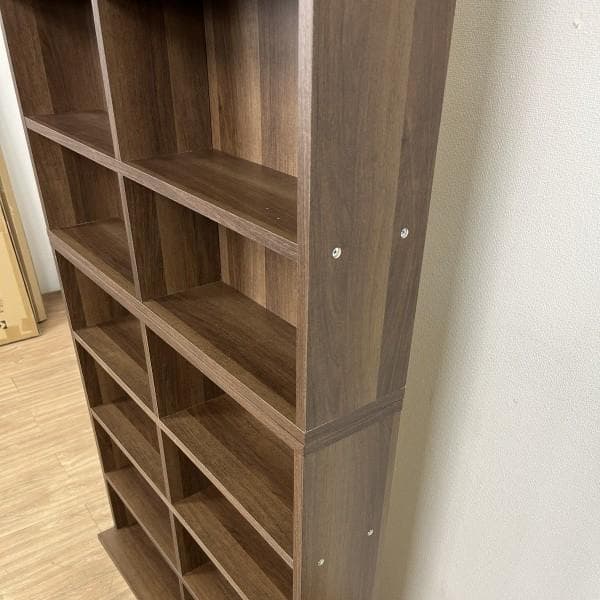 №6033【新品】組み合わせ上下書棚セット90 WNT☆