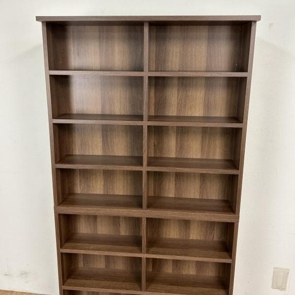 №6033【新品】組み合わせ上下書棚セット90 WNT☆