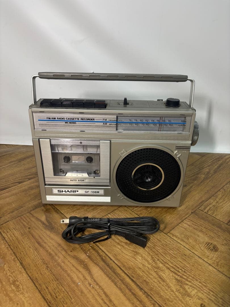 ◆通電OK◆SHARP◆ラジカセ◆GF-108M◆ラジオ◆カセットレコーダー