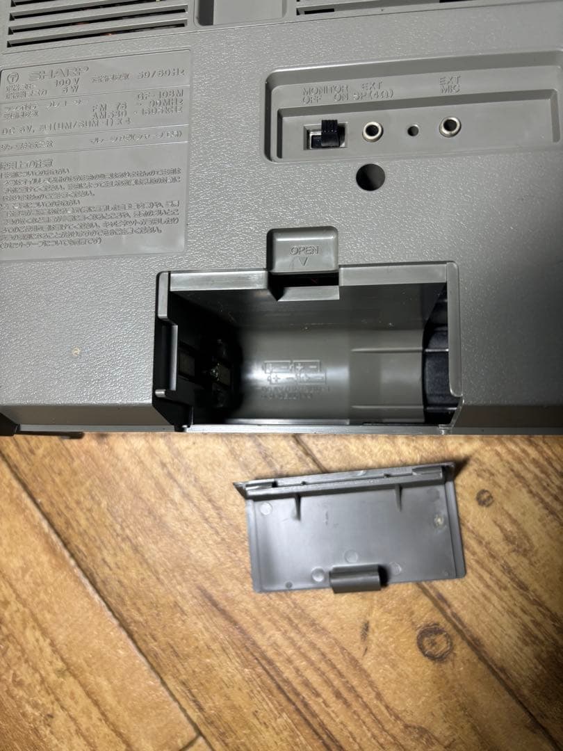 ◆通電OK◆SHARP◆ラジカセ◆GF-108M◆ラジオ◆カセットレコーダー