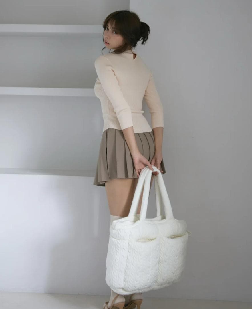 バッグ ANDMARY AM1624 Mary quilting knit bag