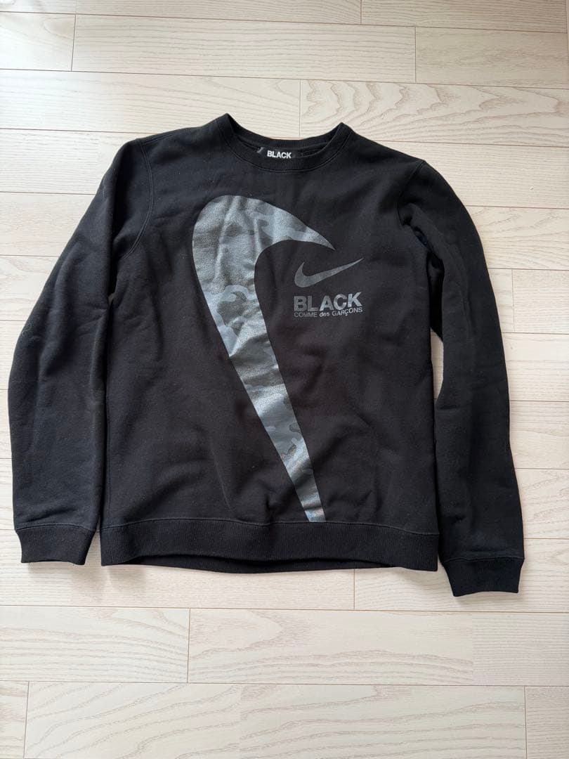 ナイキ ブラックコムデギャルソン スウェット M