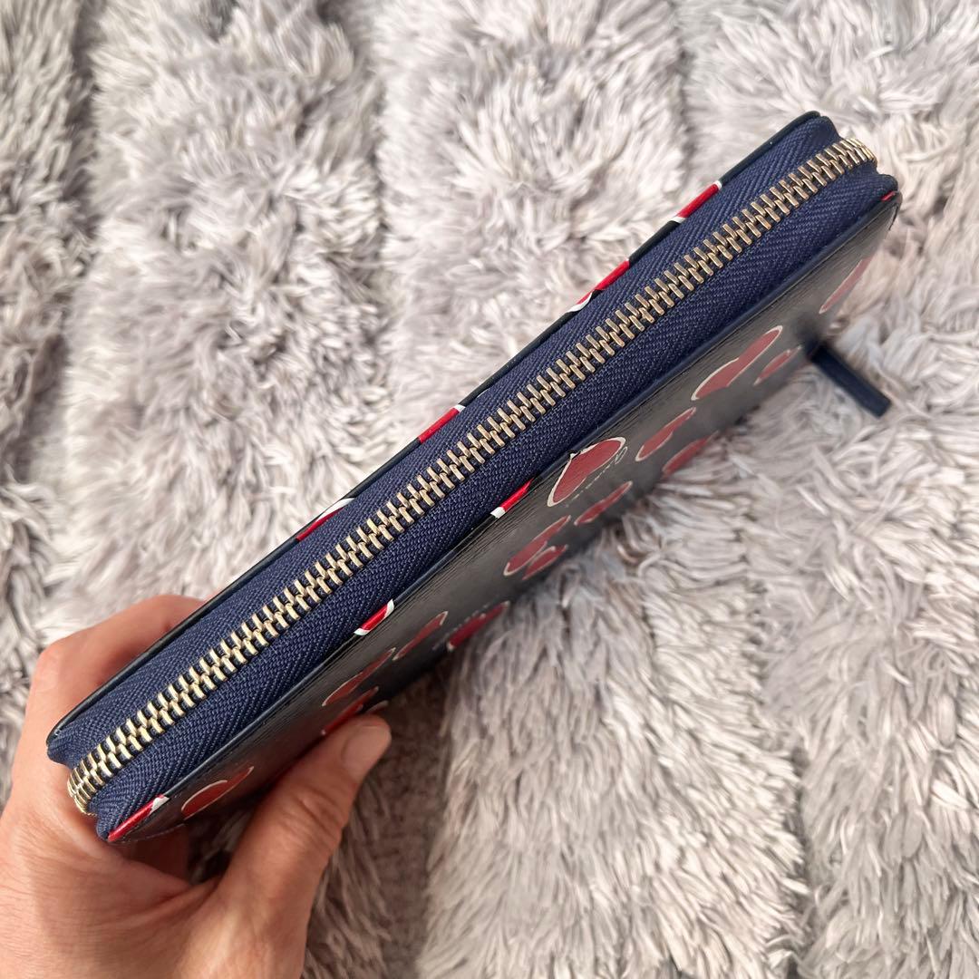 美品✨GUCCI ハートデザイン　ラウンドファスナー　インターロッキング　長財布