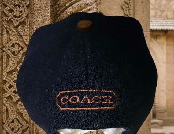 COACH 90年代アメリカ製　 old COACH　キャップ レザー