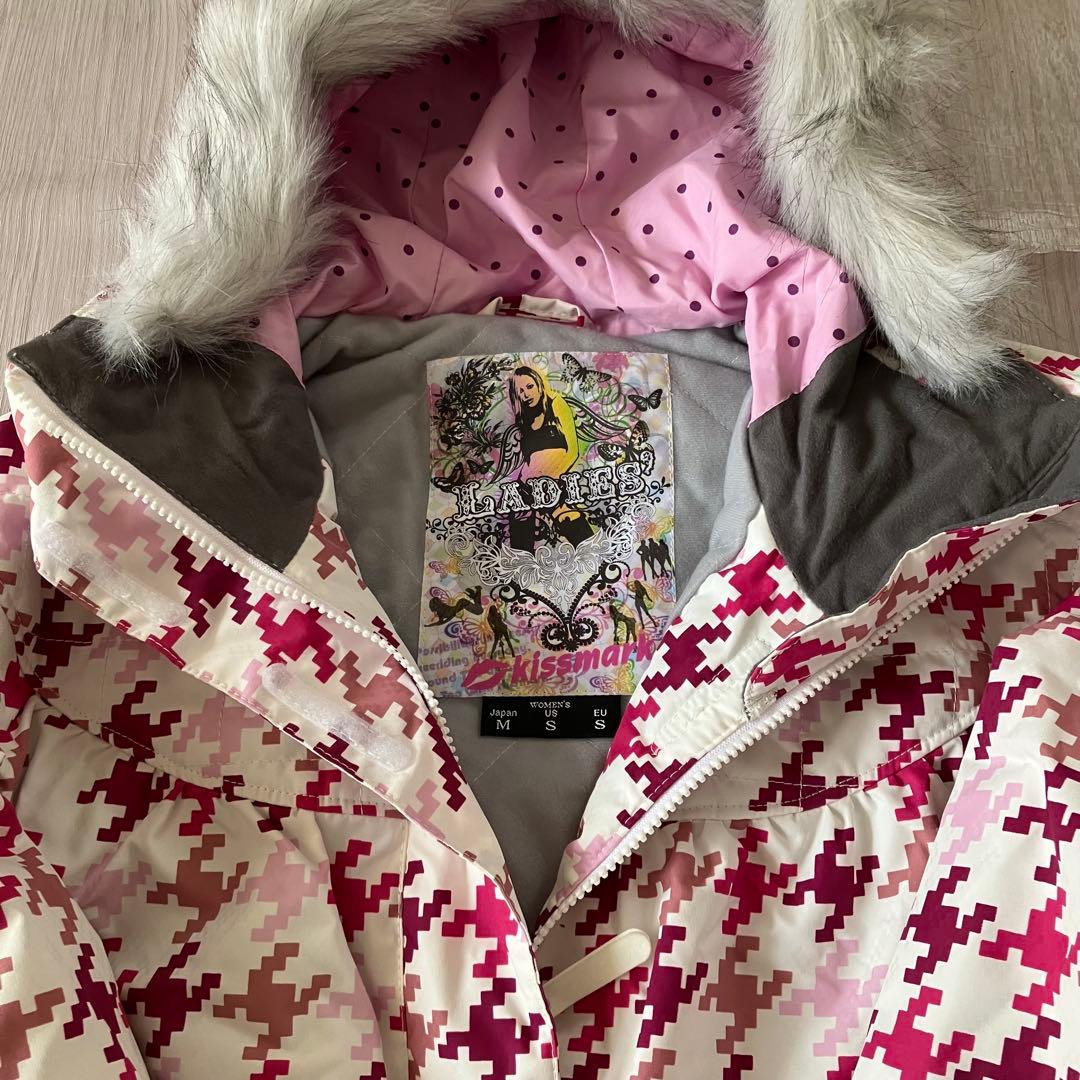 9F✨kissmarkキスマーク✨スキーウェア 上下セット レディースM