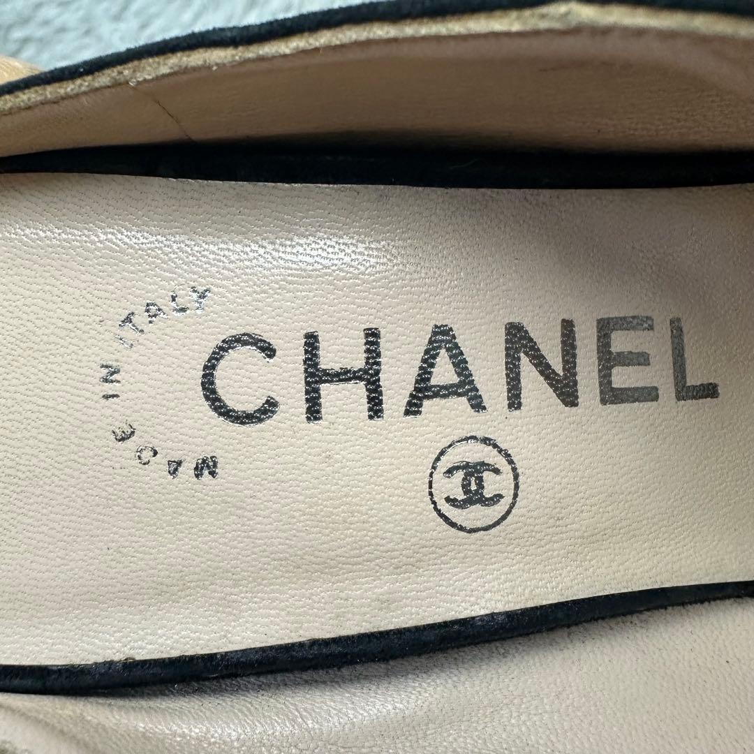 maako 様用CHANEL ブラック ストラップミュール サンダル 伊製