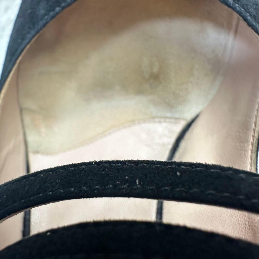 maako 様用CHANEL ブラック ストラップミュール サンダル 伊製