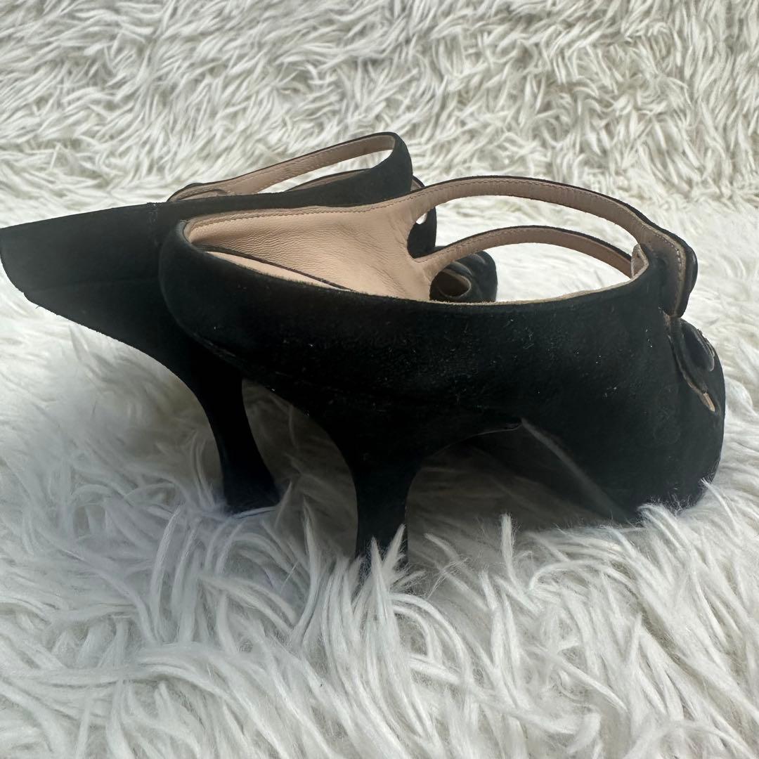 maako 様用CHANEL ブラック ストラップミュール サンダル 伊製