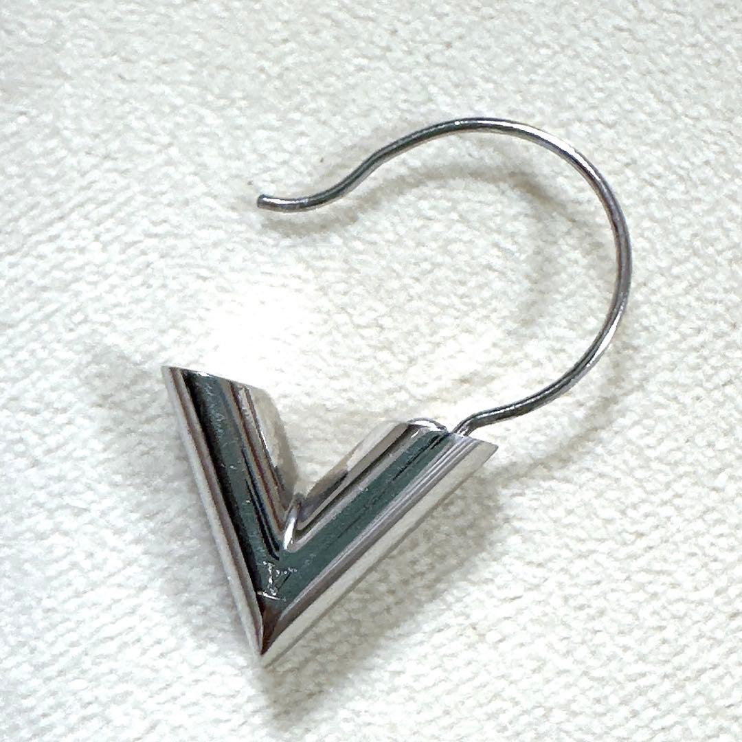 【鑑定済・極美品】ルイヴィトン フープ　ピアス エセンシャルV イヤリング 片耳