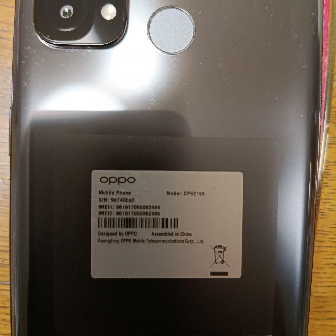 ma3　oppo Reno5Aブラック ケース付き
