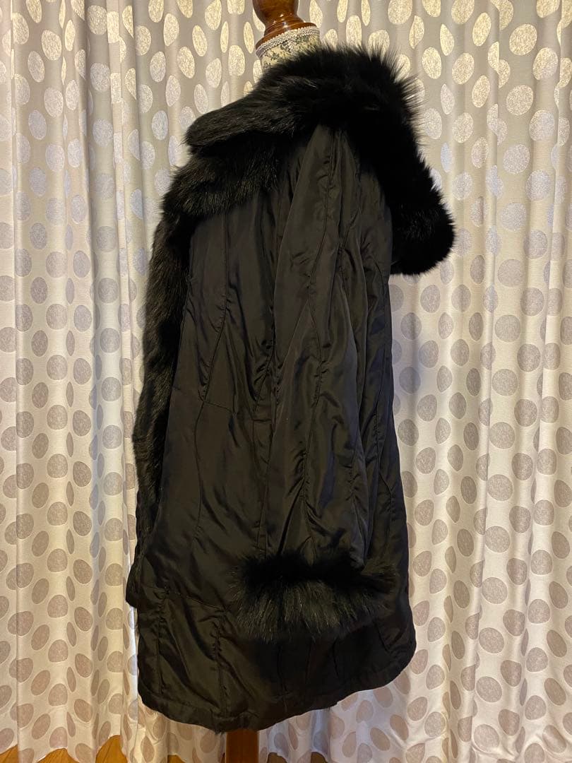 GRES BOUTIQUE グレファーシルク　リバーシブルコート XL