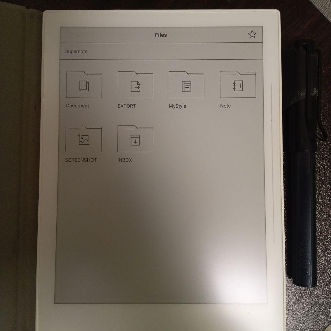 Supernote A6X 7.8インチ 電子ノート