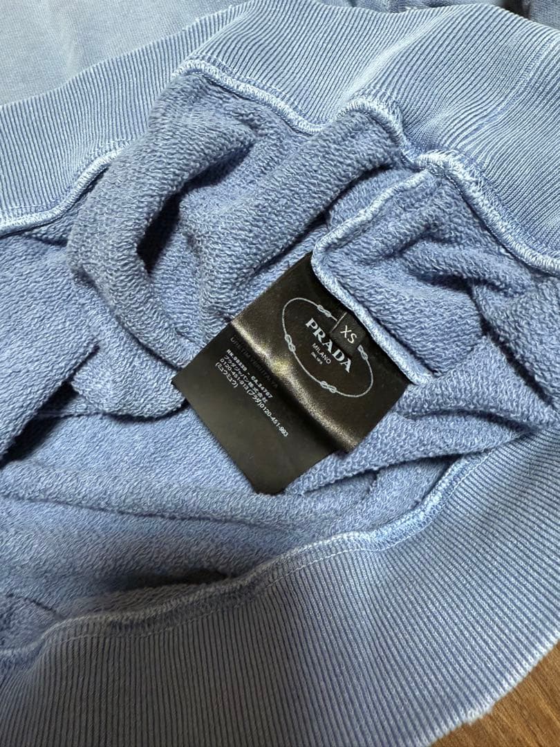 PRADA コットン クルーネック スウェットシャツ　トレーナー