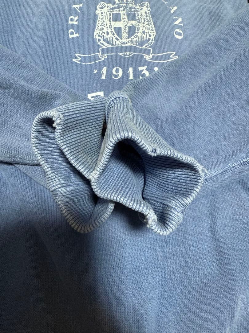 PRADA コットン クルーネック スウェットシャツ　トレーナー