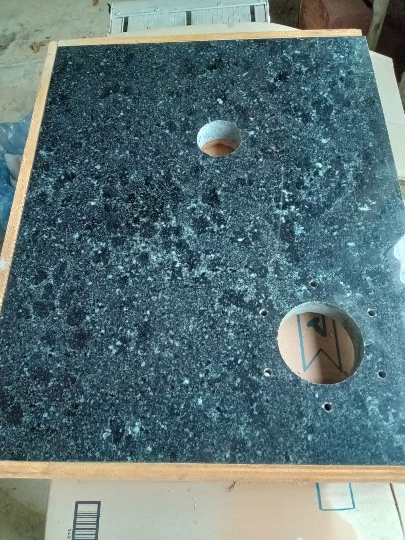 花崗岩天板　ターンテーブル