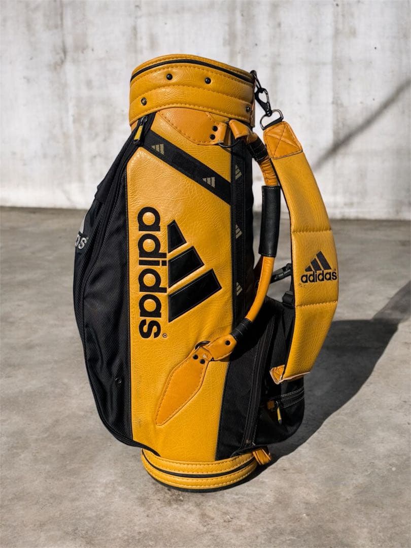 adidas キャディバッグ イエロー/ブラック