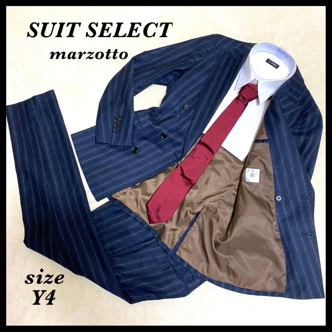 美品✨SUIT SELECT matzotto セットアップ ダブル ネイビー