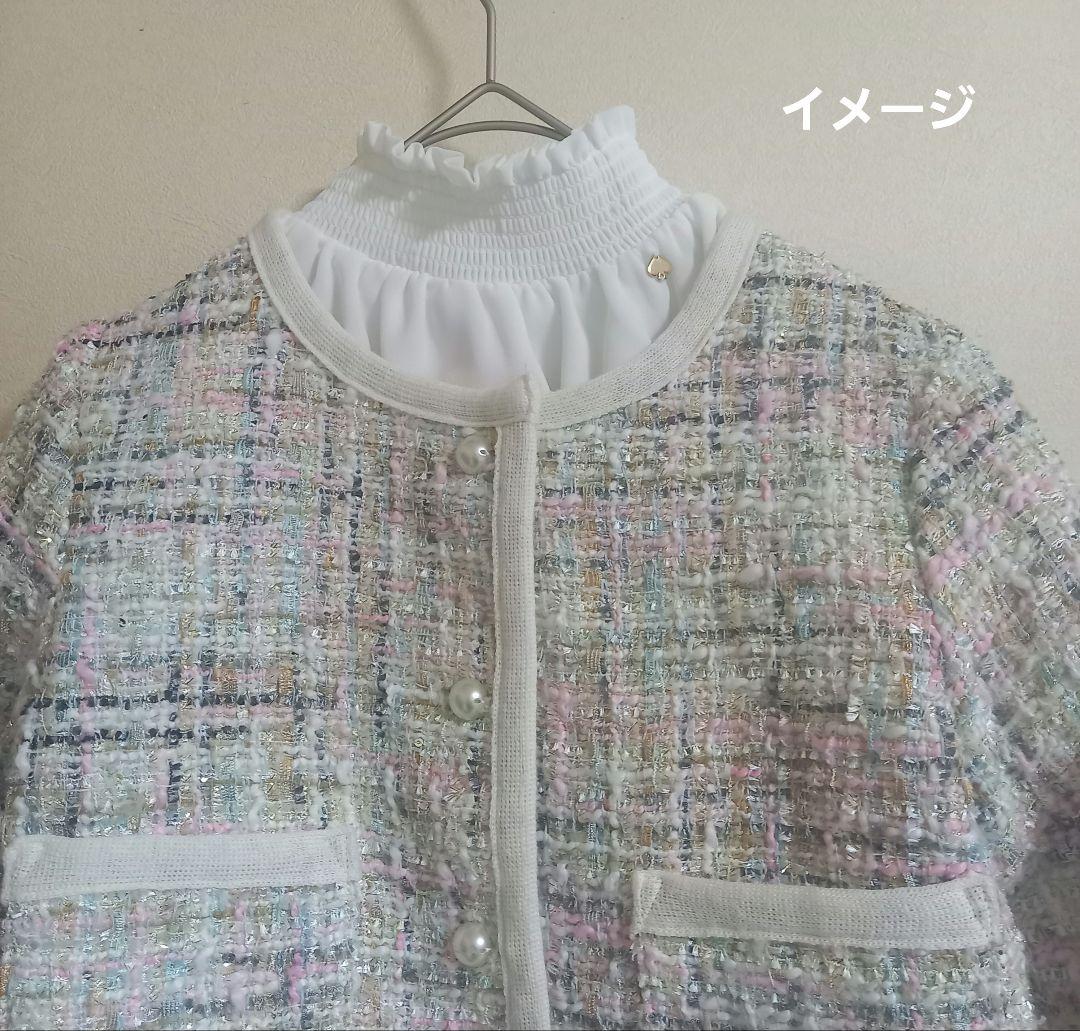 kate spade　パールボタン　ツィードジャケット 130㎝　卒園入学