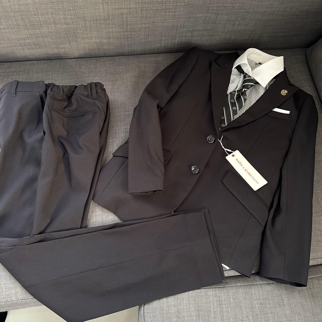 waltz by BEAMS DESIGN フォーマルスーツ150 新品　黒