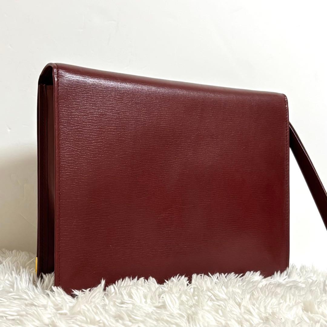 【美品】 カルティエ マストライン クラッチバッグ 札入れ 2点セット