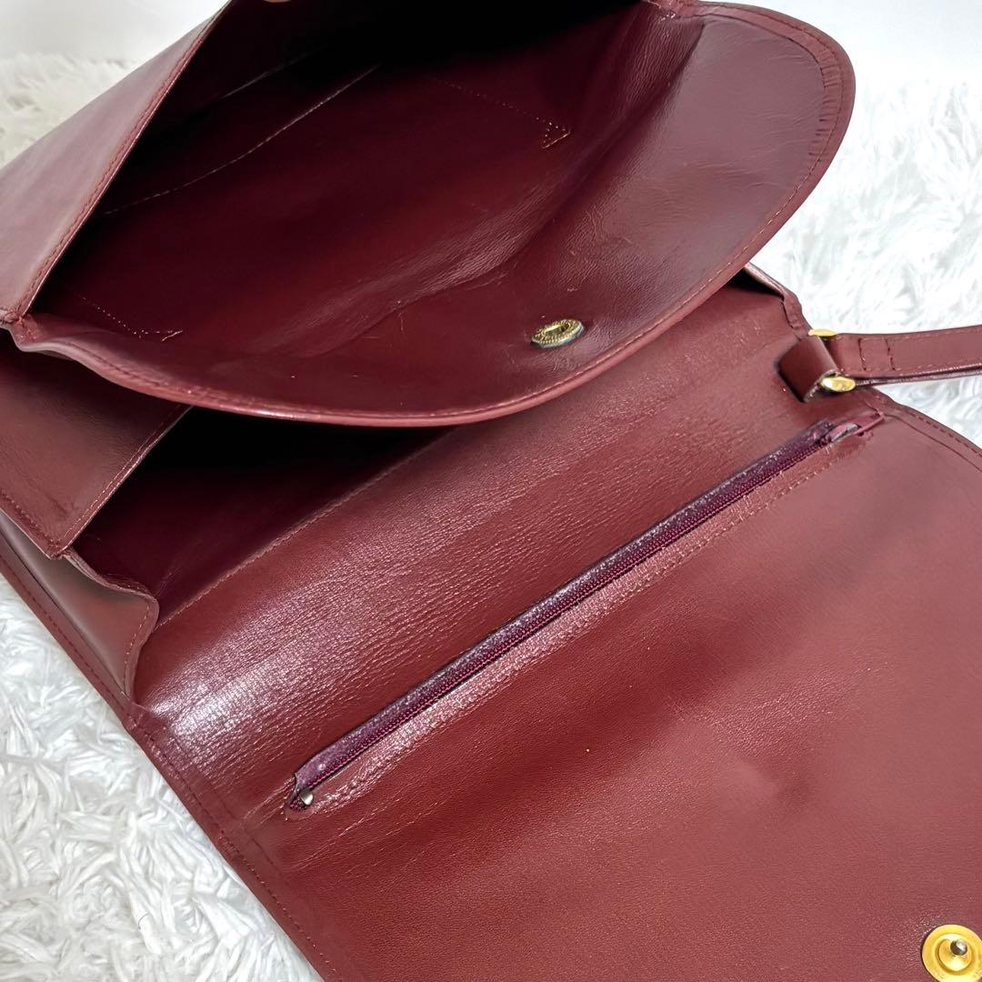 【美品】 カルティエ マストライン クラッチバッグ 札入れ 2点セット