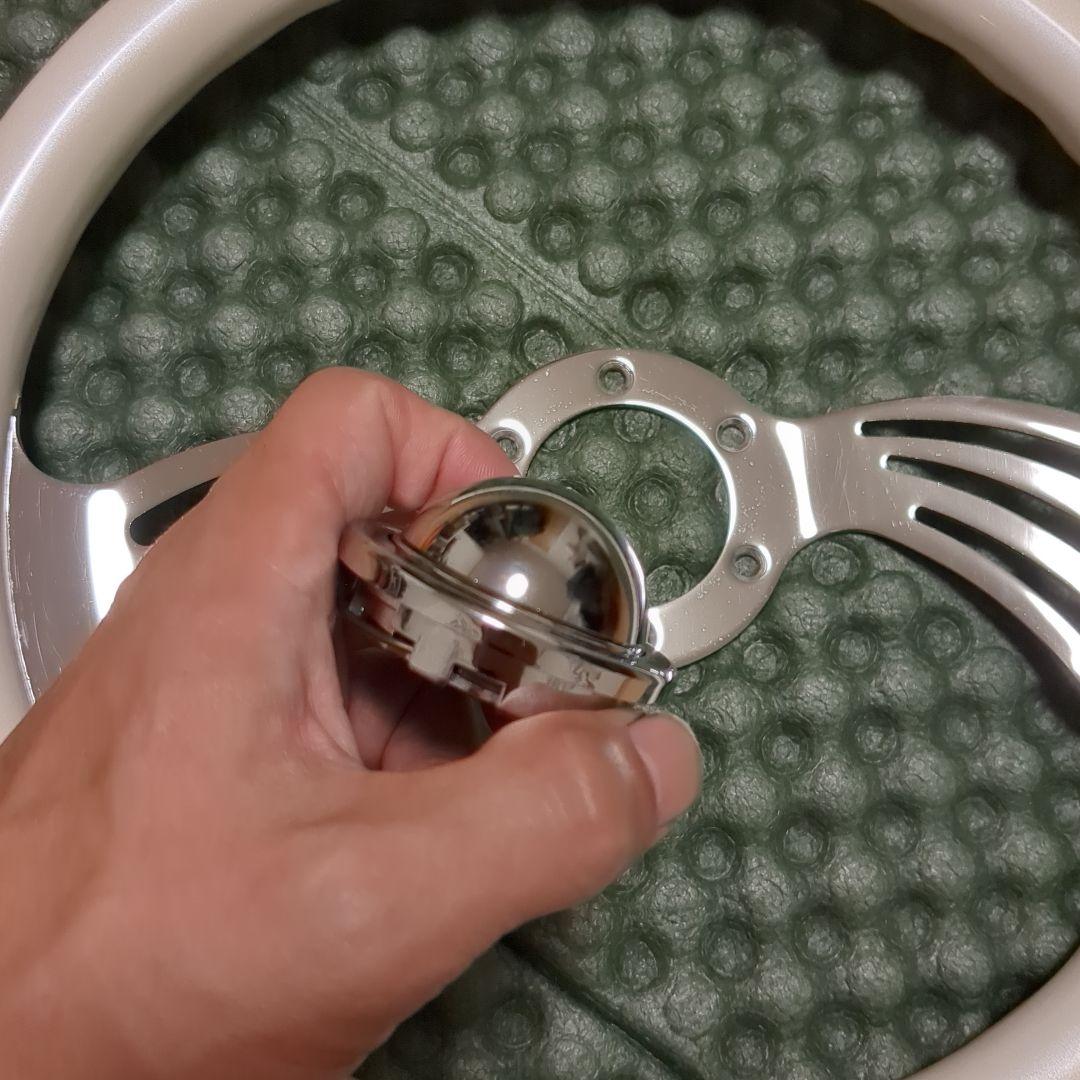 ジャニス　バタフライ　ウィング　ステアリング　ビレット　ボイド　ホーンボタン付き