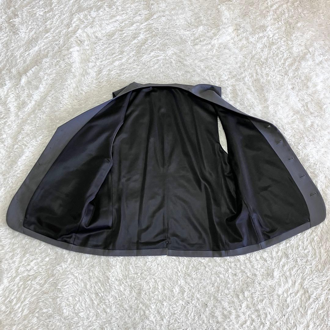 未使用級 デサント ウォッシャブル スーツ 3ピース 高機能繊維 グレー XL