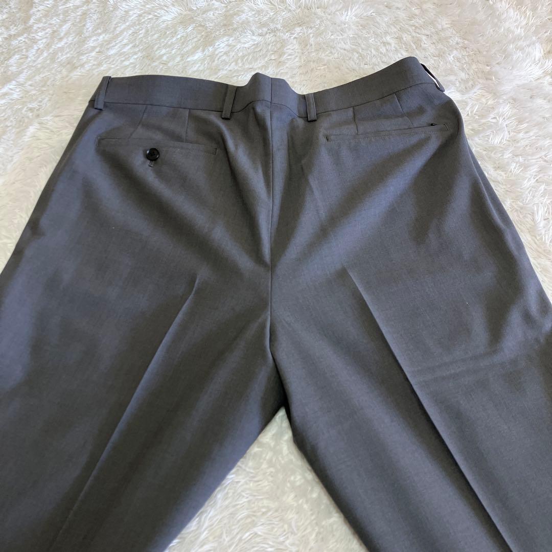 未使用級 デサント ウォッシャブル スーツ 3ピース 高機能繊維 グレー XL