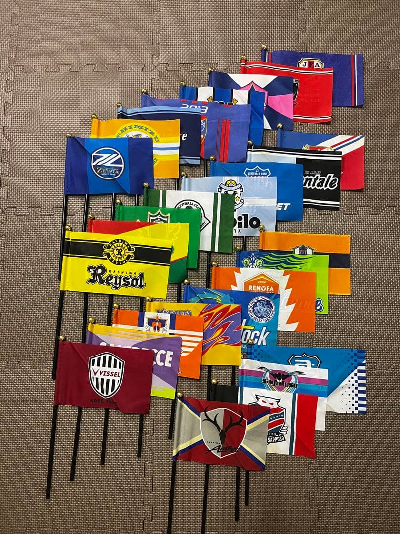 ミニフラッグ 28点セット Jリーグ WEリーグ 日本代表