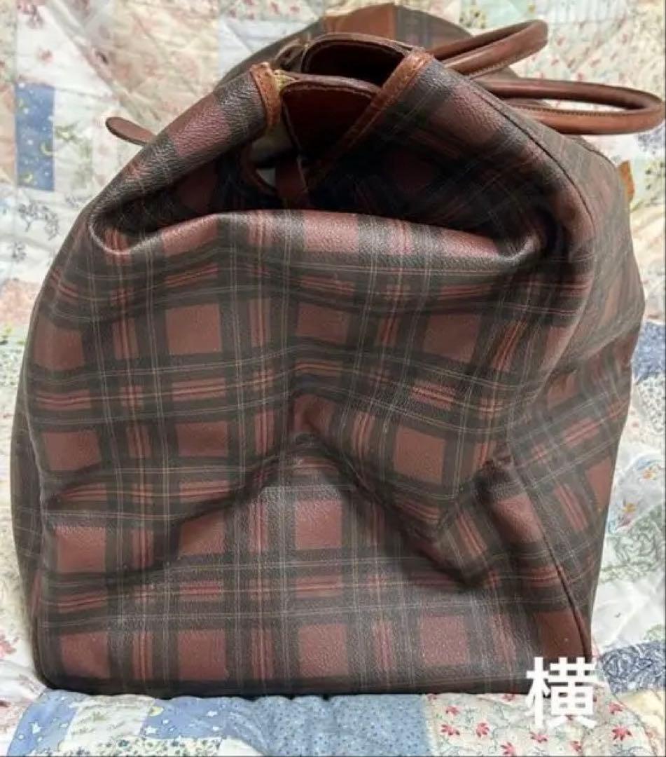 激レア ラルフローレン　チェック柄 ボストンバッグ ヴィンテージ 古着 RRL