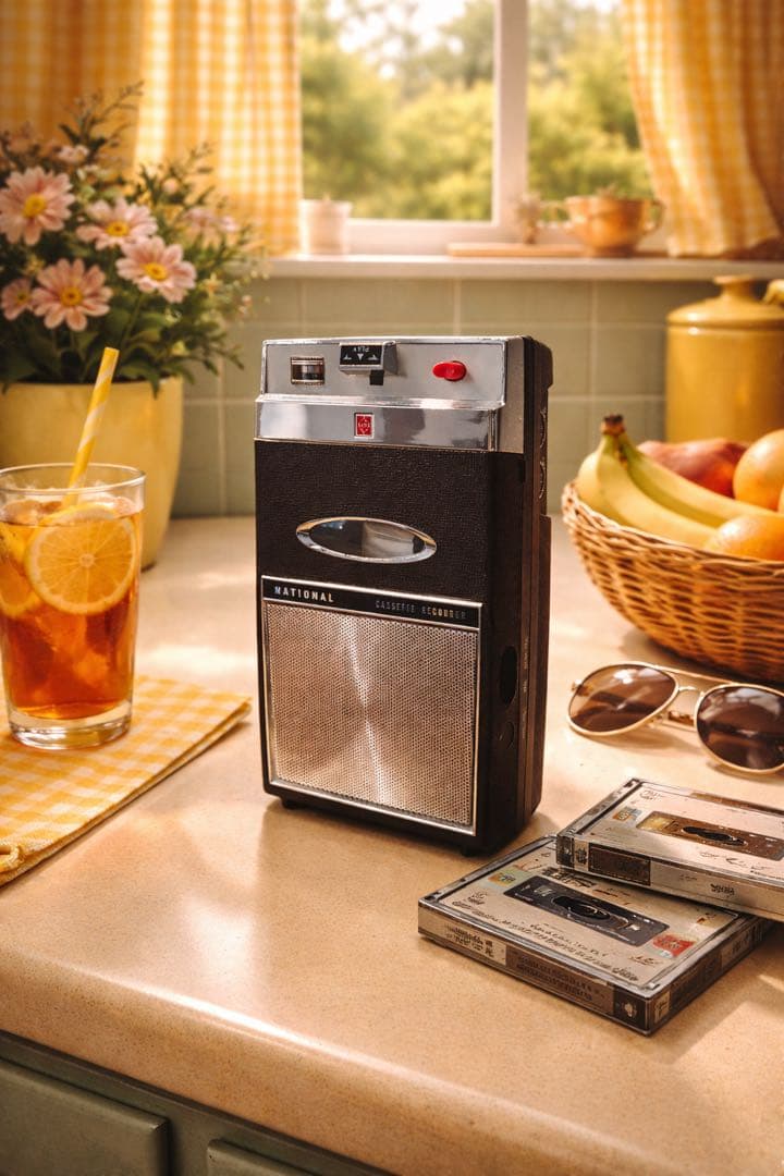 昭和レトロ National RQ-3001 カセットプレイヤー実働美品