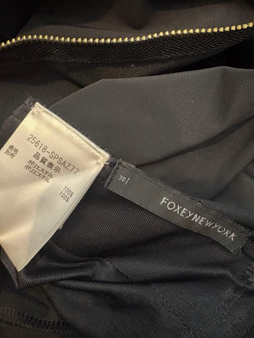 ⭐︎フォクシーニューヨーク ワンピース チュール リボン38⭐︎