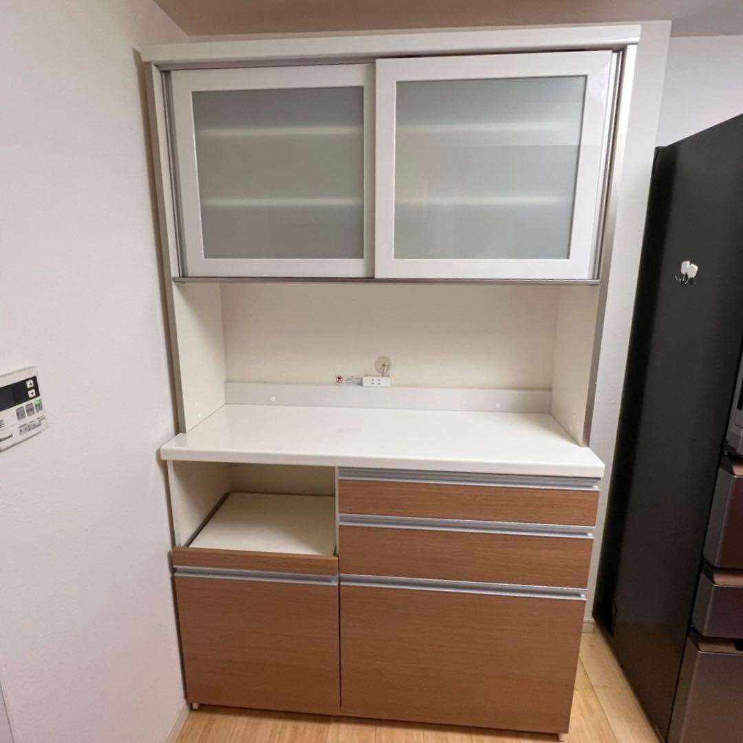 [送料込・期間限定]食器棚 パモウナ 幅120cm 高さ198cm 奥行45cm