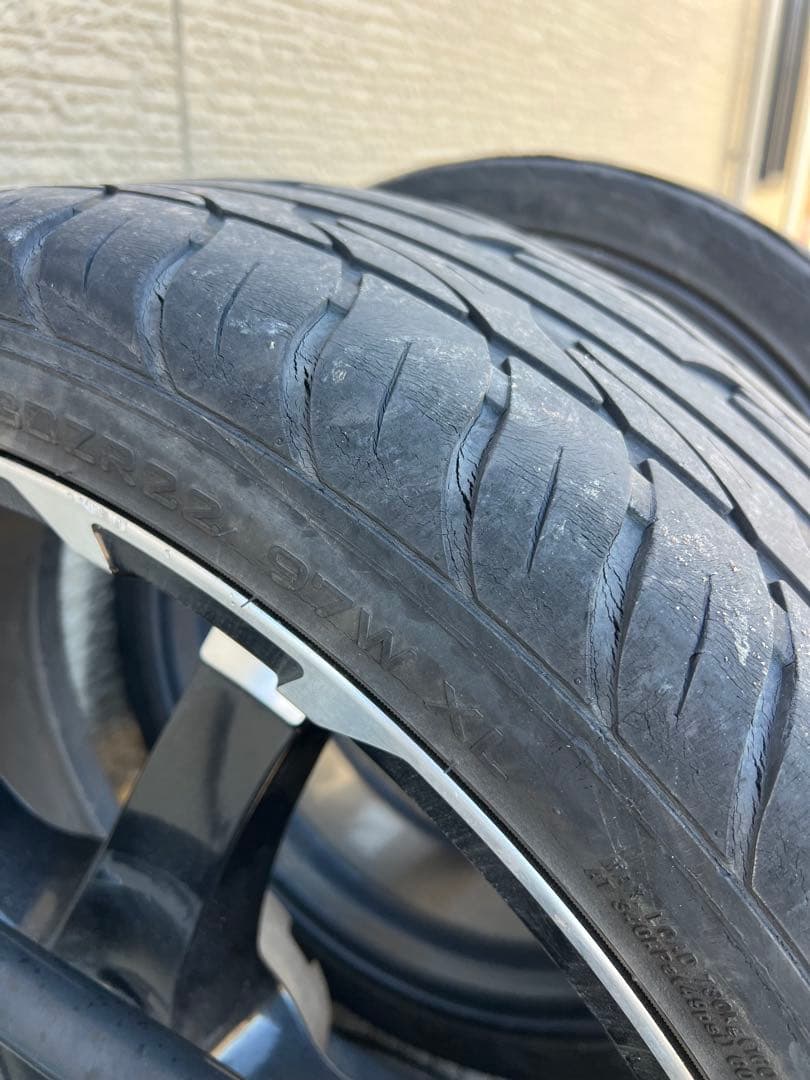 T*ル様 22インチ ホイールセット タイヤ付き