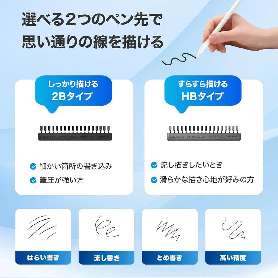 美品｜Apple Pencil（第2世代）｜Pencil Tips PRO