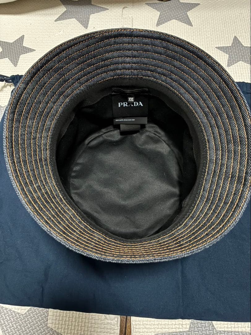 PRADA デニムバケットハット　XXL