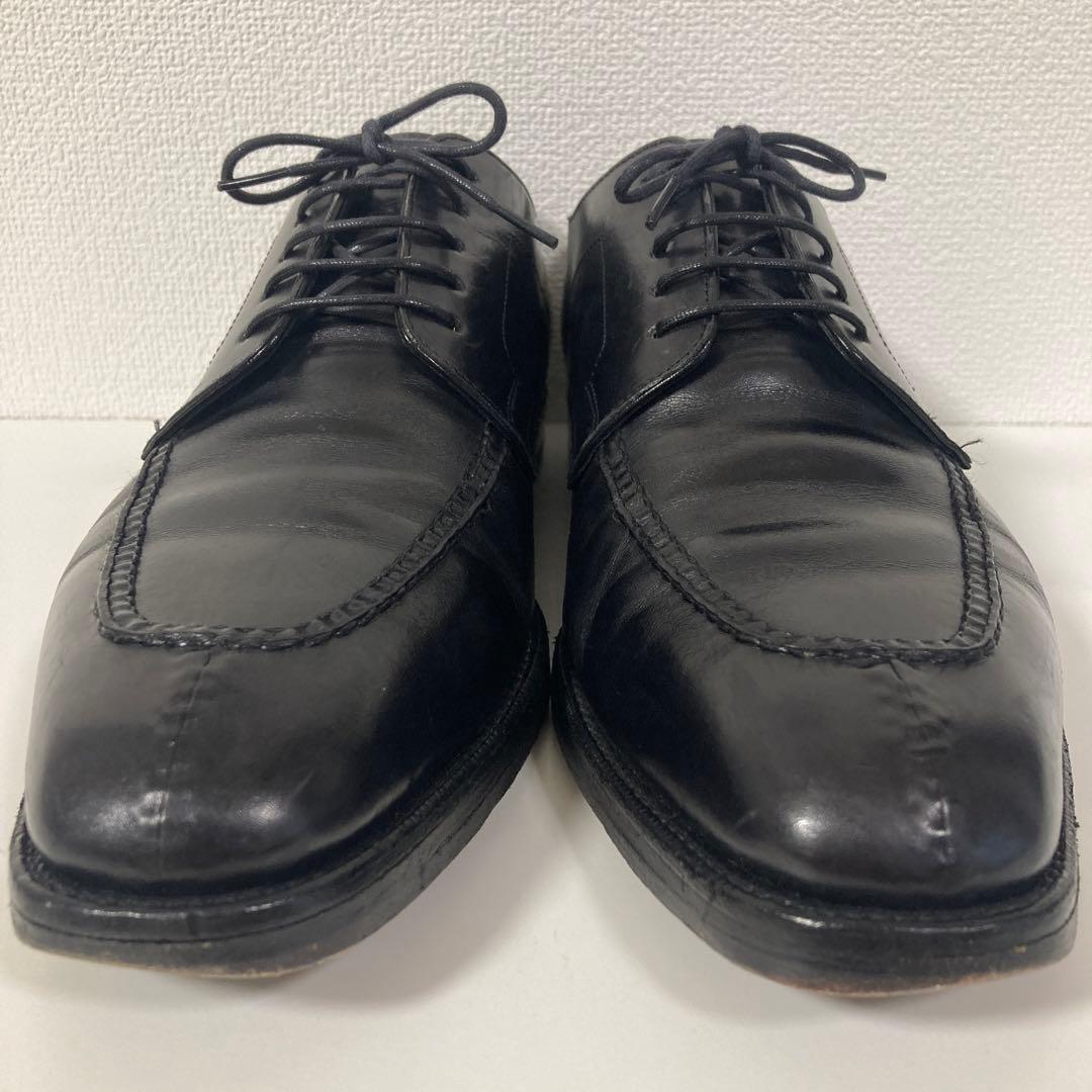 美品⭐️シェットランドフォックス 黒 レザー ビジネスシューズ 7.5 ブラック