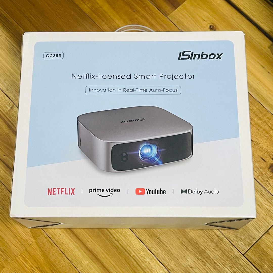 プロジェクター TOFオートフォーカス 1200ANSI アプリ内蔵 家庭用