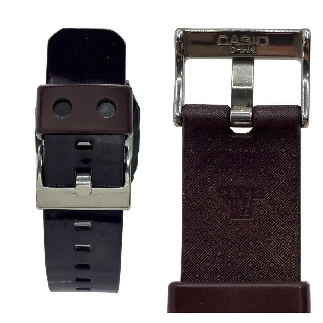 【稼働品】 G-SHOCK 腕時計 G-8100 デジタル スクエア パープル