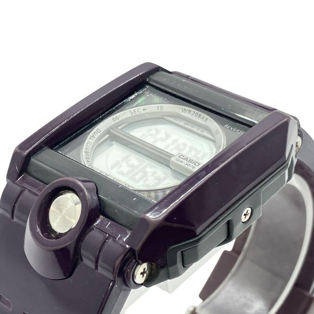【稼働品】 G-SHOCK 腕時計 G-8100 デジタル スクエア パープル