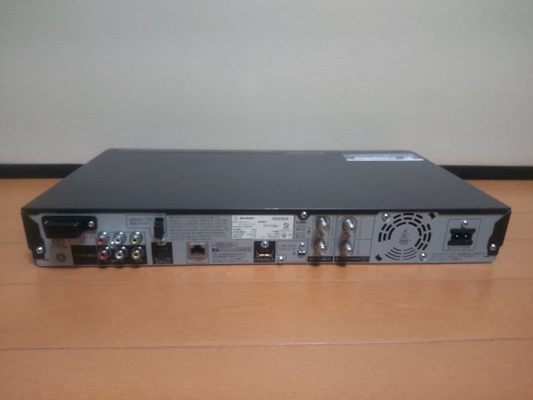 シャープ　AQUOS　BD―HDW80 1TB プチメンテ済み