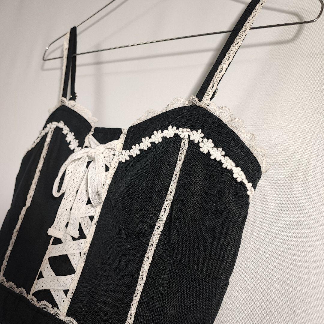 TRALALA トゥララ LIZLISA リズリサ キャミ ワンピース 黒