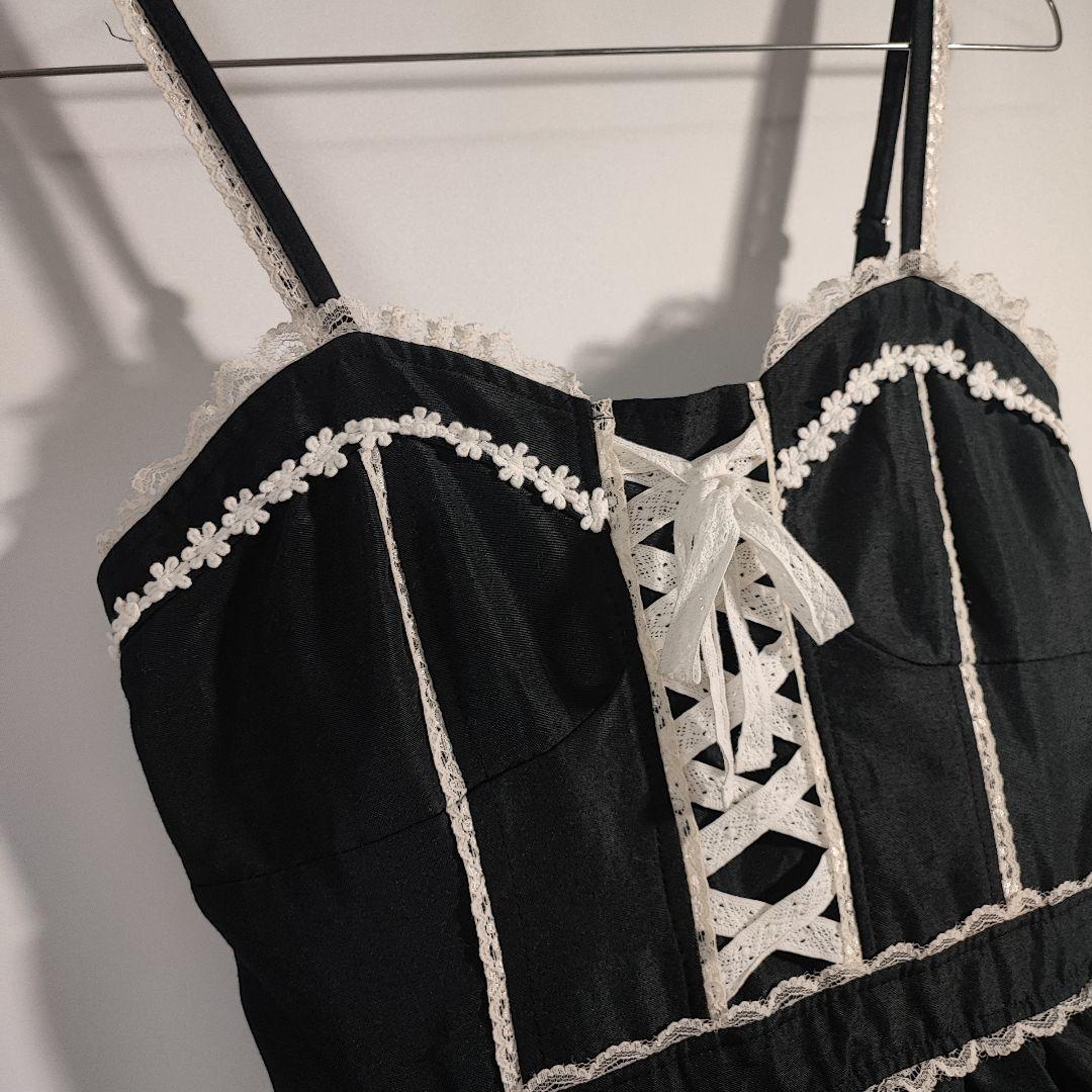 TRALALA トゥララ LIZLISA リズリサ キャミ ワンピース 黒