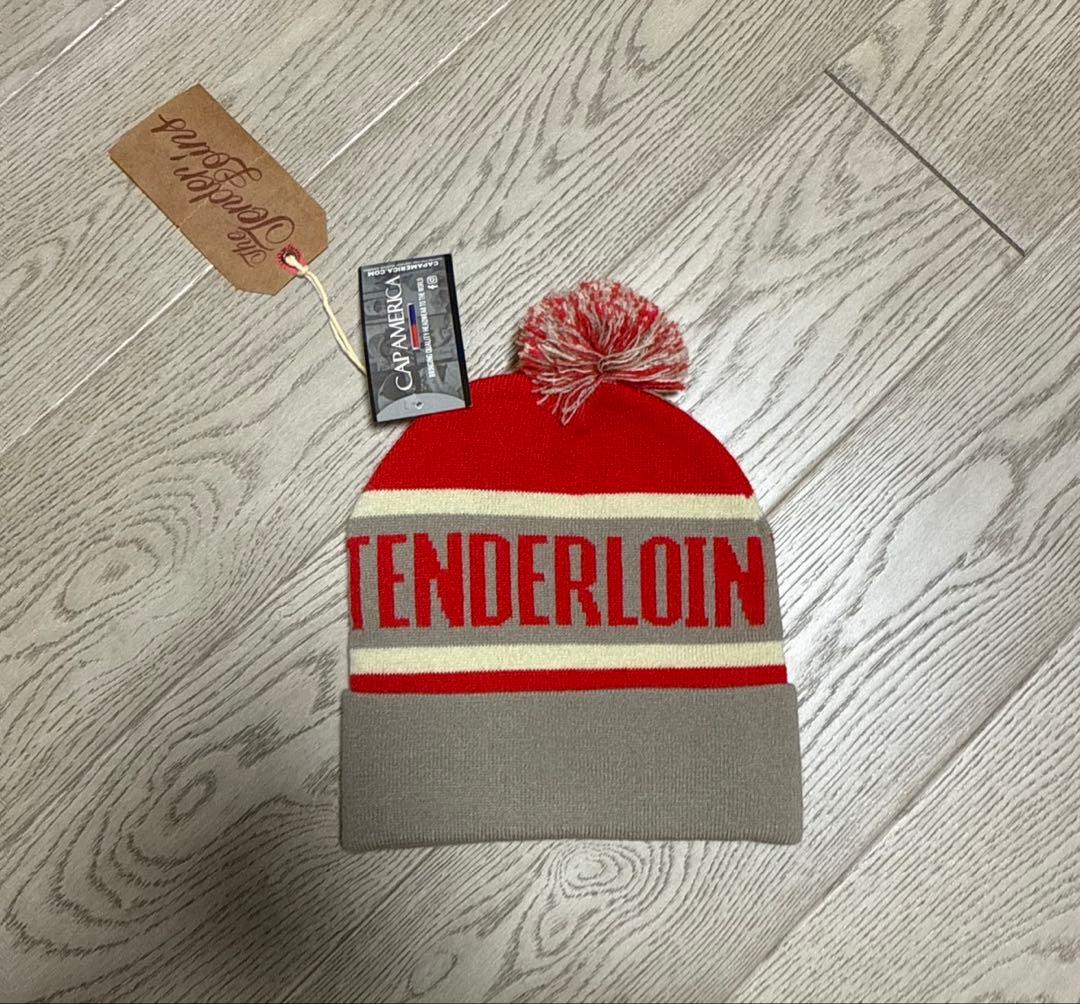 TENDERLOIN PON PON BEANIE ポンポンビーニー レッド