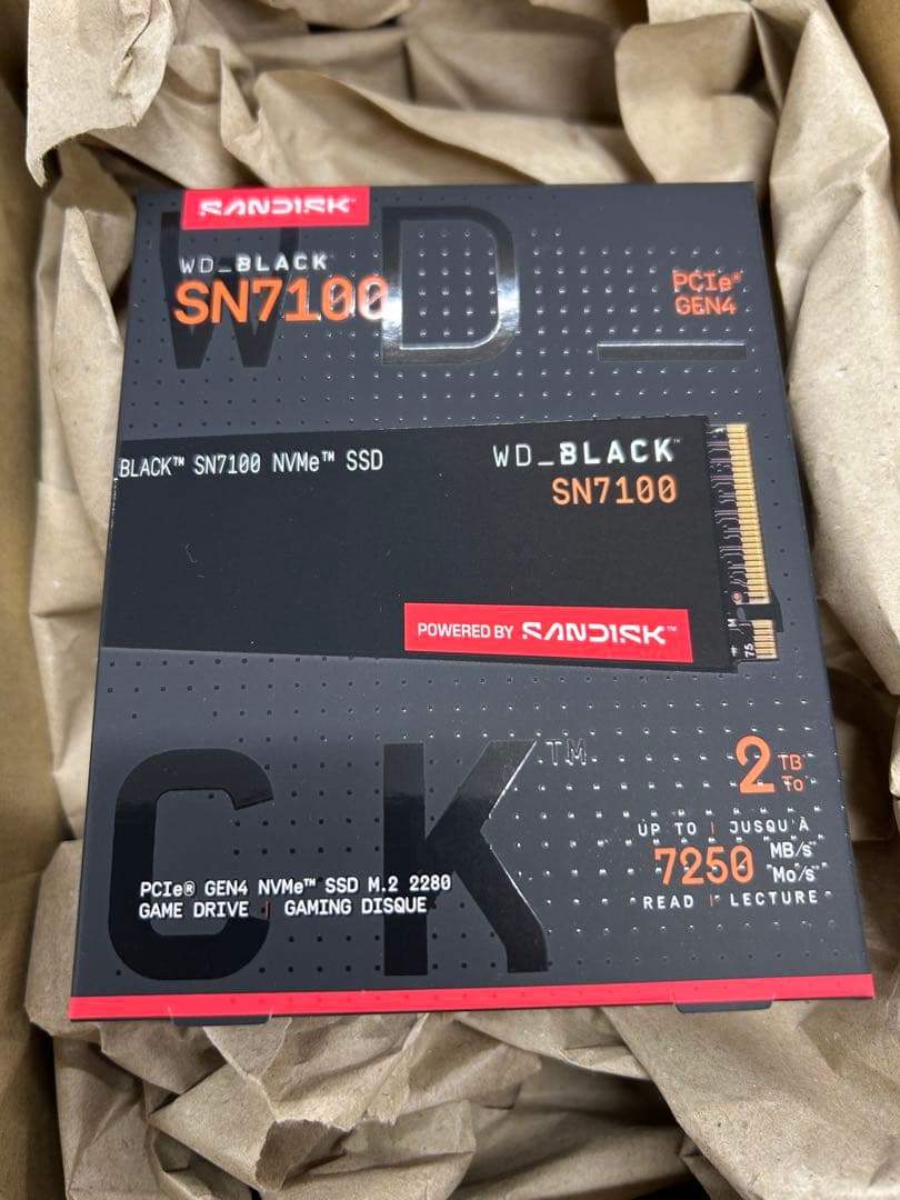 内蔵型SSD Western Digital WD_ SN7100 NVMe SSD 2TB